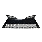 Replacement Black Gloss Poly Front Lower Bumper Cover Grille w/o Park Assist