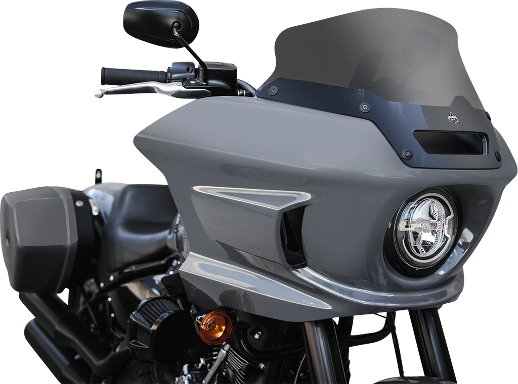 Klock Werks Flare Windshield 6" Dark Smoke for FXLRST (2018–2023) KWW-02-0607-DS