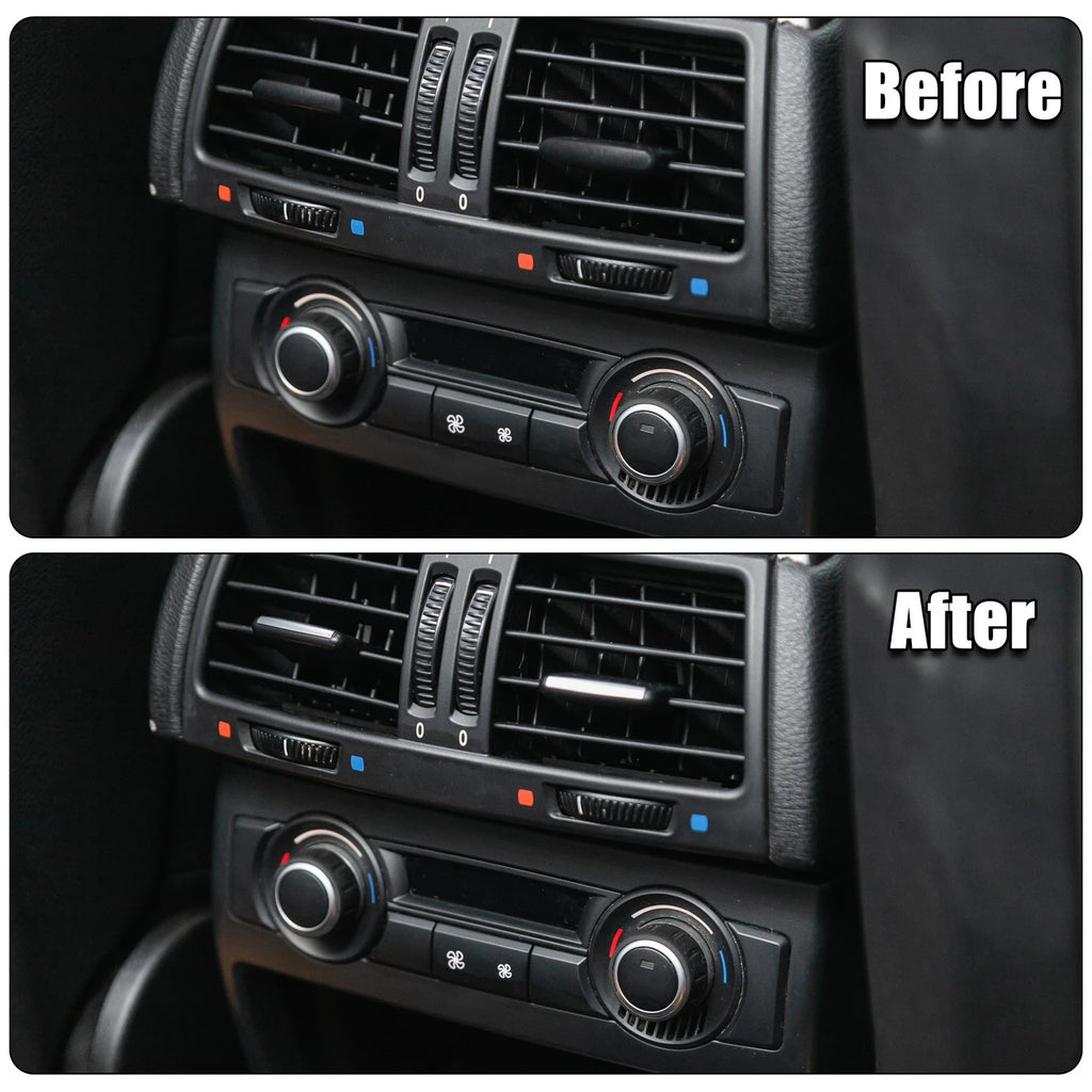 Set of 2 Chrome Plated AC Air Vent Outlet Tab Clips for BMW X5 F15