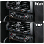 Set of 2 Chrome Plated AC Air Vent Outlet Tab Clips for BMW X5 F15