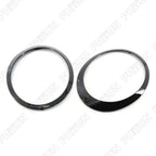 Gloss Black Headlamp Trim Rings for Mini Cooper R55 R56 (2007-2015)