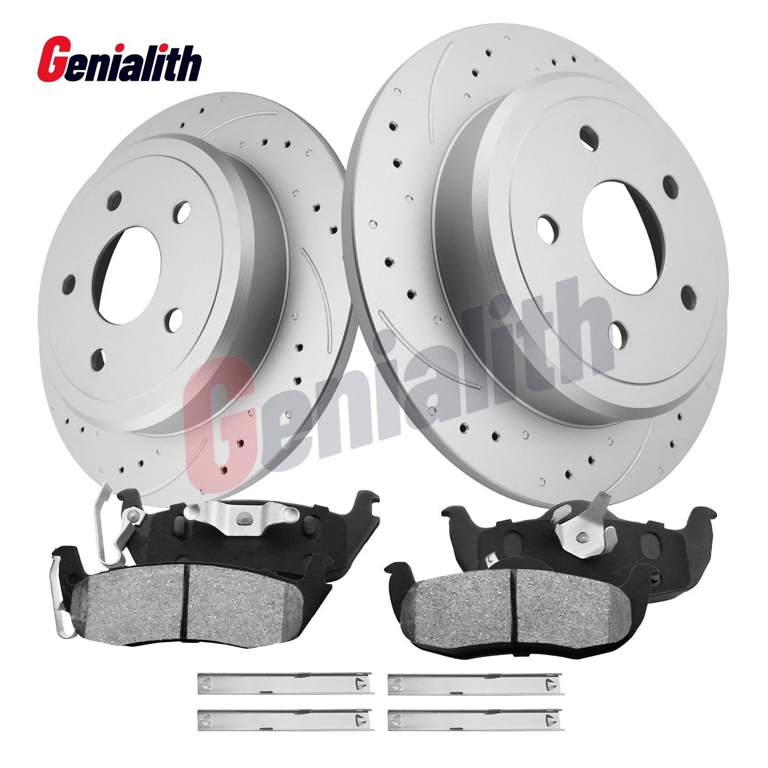 320mm Rear Drilled Rotor Brake Pads for Jeep Commander Grand Cherokee (2006–2010)