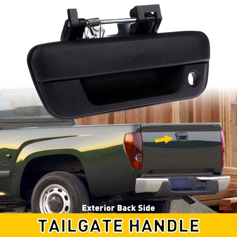 Tailgate Handle with Key Hole for Chevy Colorado (2004–2012) 25801998 Black