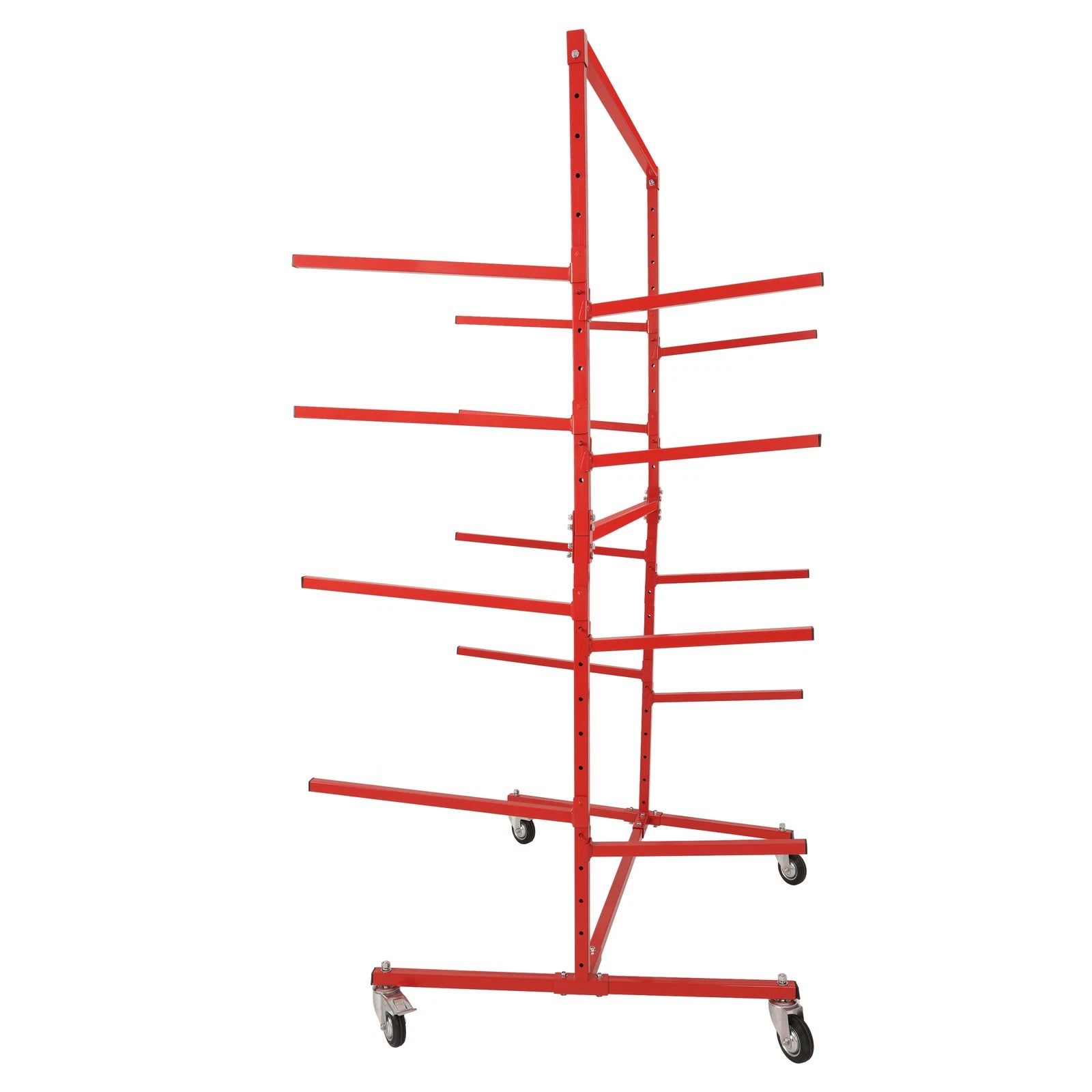 Mobile Bumper Storage Rack for Auto Body (Adjustable Support Arms)