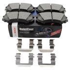 Set of 4 Bosch QuietCast Front Ceramic Brake Pads for Hyundai Sonata (2011–2019)