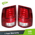 Set of 2 LED Tail Lights for Dodge Ram (2013–2018) Chrome