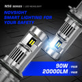 Pair HB5 9007 LED Headlight Conversion Kit for