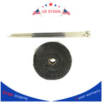 2" Fiberglass Exhaust Header Pipe Heat Wrap Tape for Universal Use (50ft Roll)
