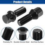 20 x M14x1.25 Wheel Lug Bolt Conical 28mm Shank for BMW Mini