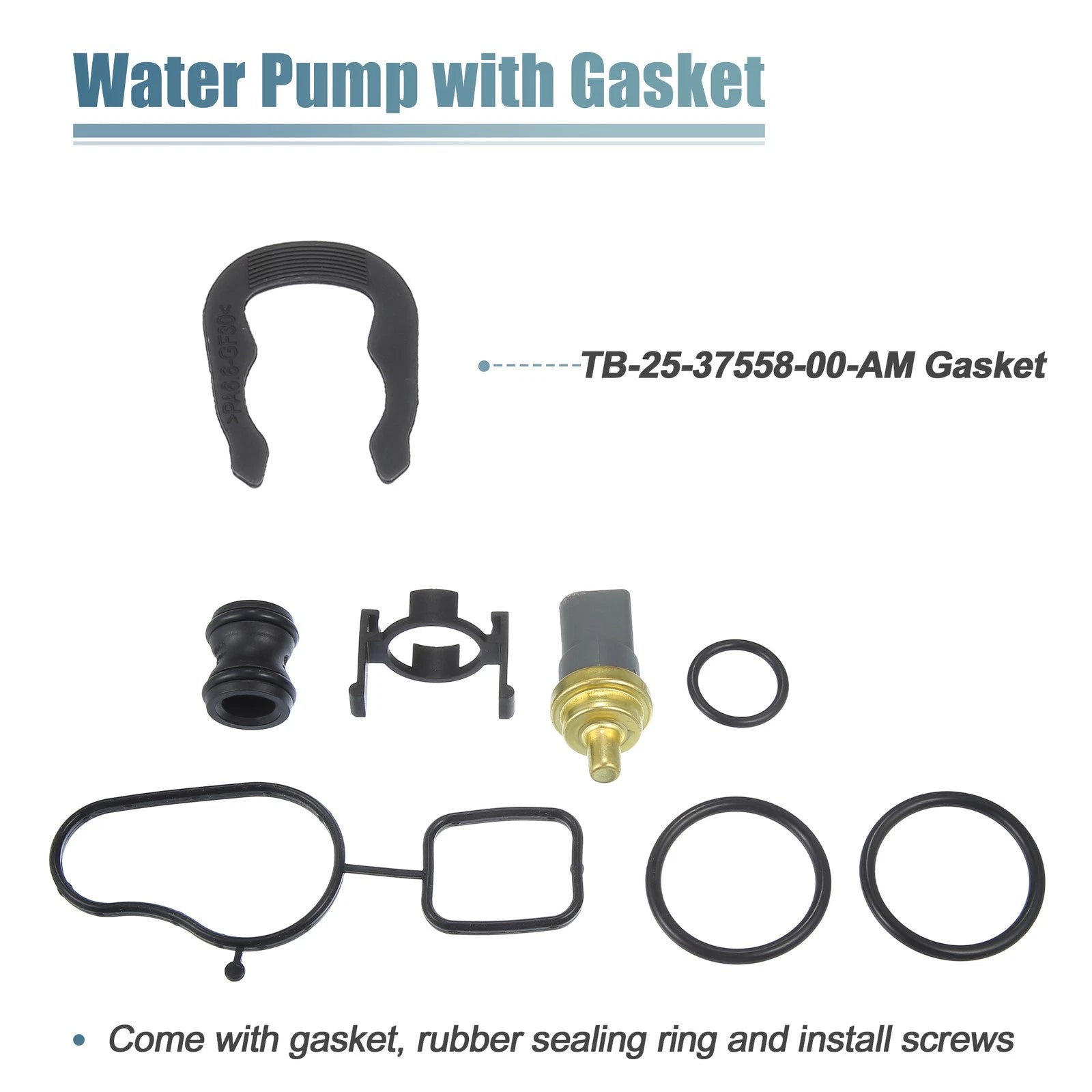Car Water Pump for Audi A3 A4 A5 A6 (2006–2016) 06H121026CF 06H121026BA
