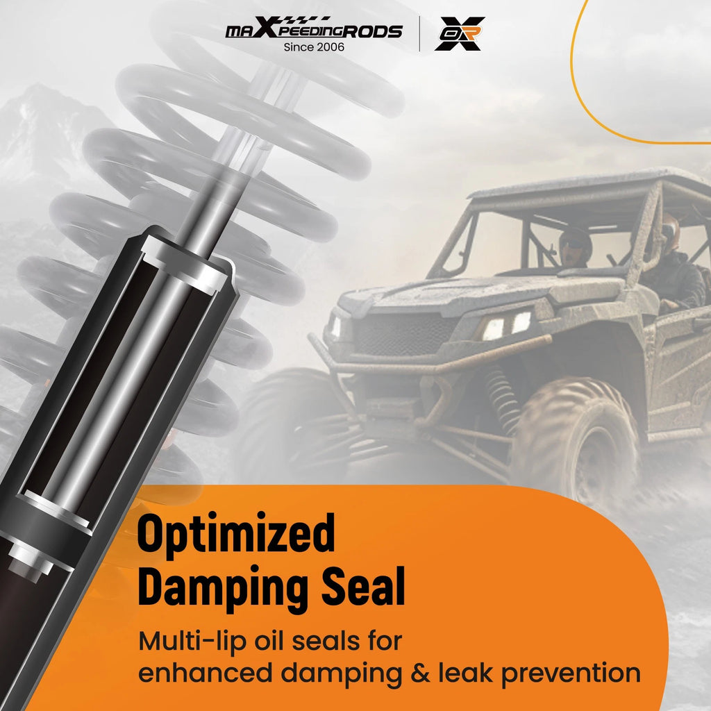 2x Front Gas Shock Strut Absorbers for Yamaha Rhino 450 (2006–2009) YXR450F
