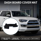 Dashboard Cover Mat for Toyota Mark X (2004–2020) Black Blue Set of 1