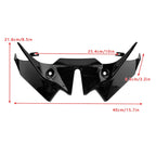 Front Downforce Spoiler Extension for Kawasaki Z650 (2021–2024) Black