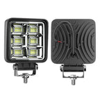 4 Inch Square / 144W 48LED / Work Light for Car