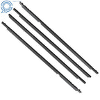 Set of 4 Window Moulding Trim Seal Weather Strips for Toyota Corolla (2009–2012)