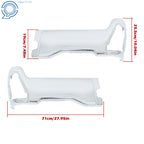 Chrome Pair Rear Back Bumper End Caps for Ford F250 F350 F450 (2023–2025)