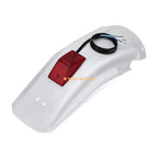 Rear Fender Mud Guard w/Light for Honda XR250R XR600R XR650L XR350R 250L (1996–2007)