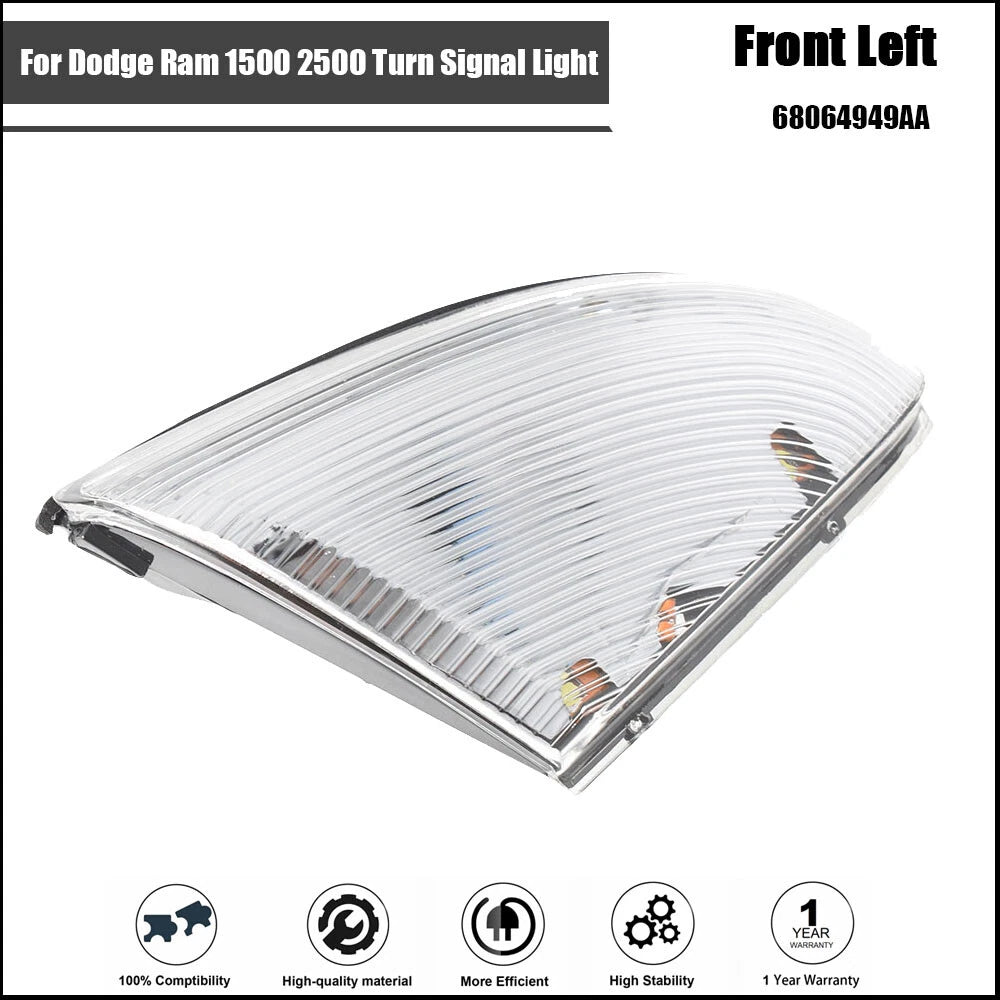 Turn Signal Light for Dodge Ram 1500 2009–2014 & 2500 2010–2014