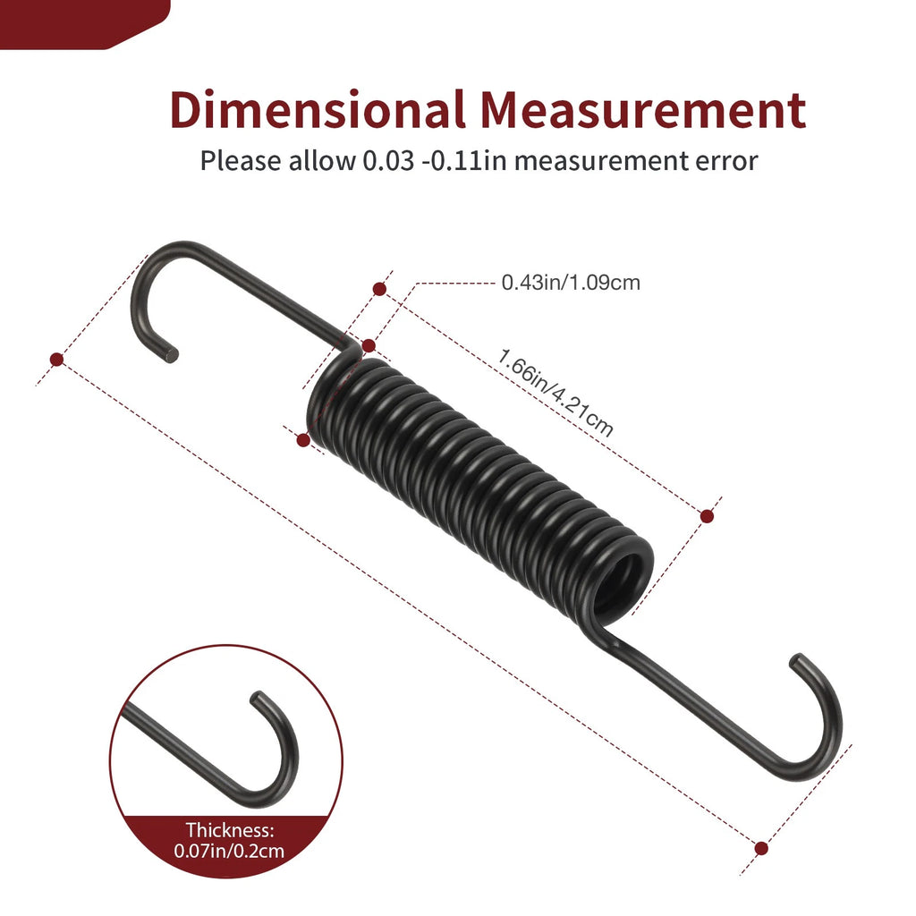Set of 2 Trailer Brake Adjuster Springs for Dexter, Hayes, Demco (10"/12")