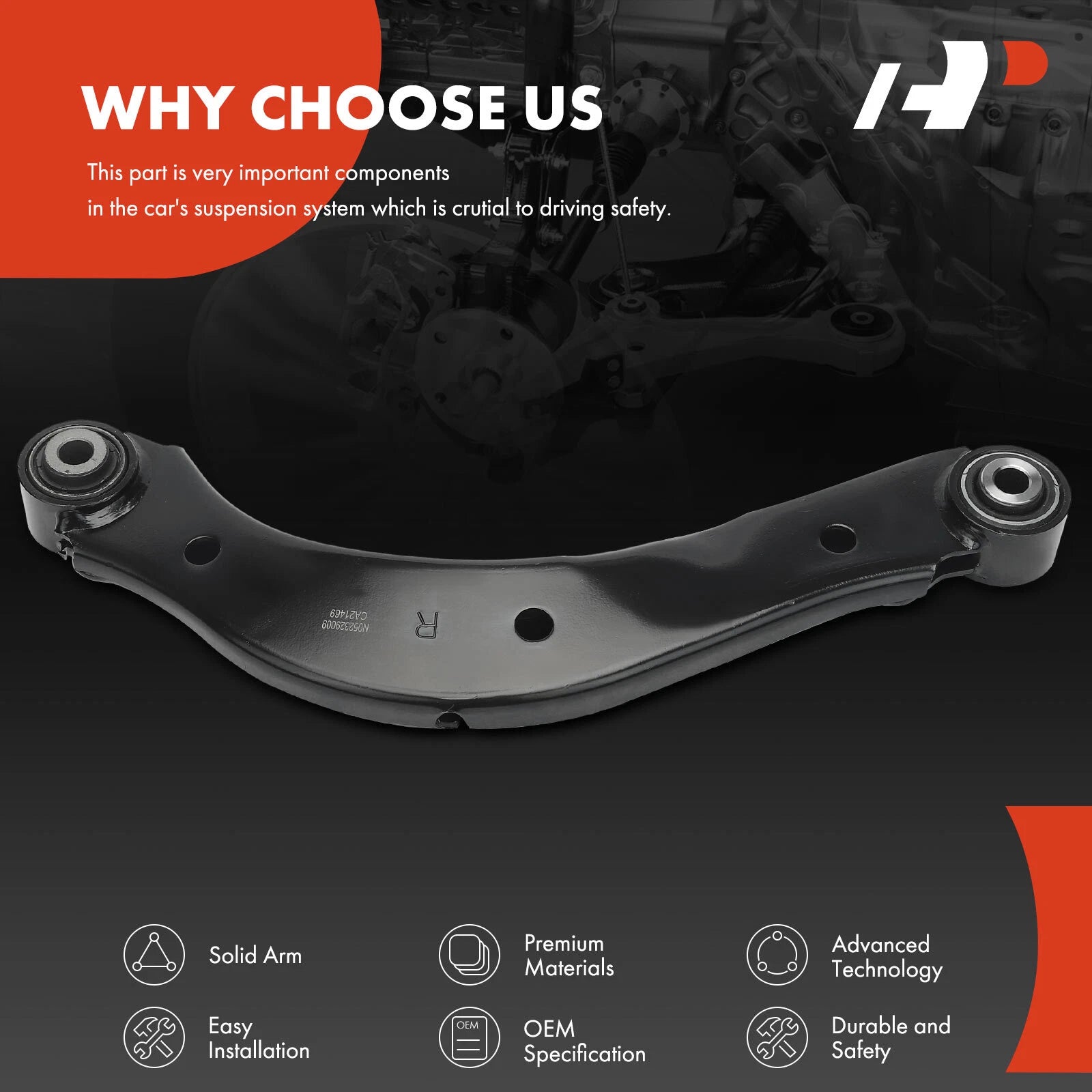 Rear Upper Control Arm for Buick LaCrosse (2014-2016) Cadillac XTS (2013-2019)