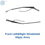 Front Windshield Wiper Arms for Dodge Freightliner Sprinter 2500 3500 (2007–2018)