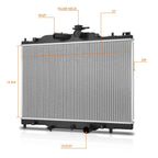 Aluminum Core Cooling Radiator for Mazda CX-3 (2016–2019) DPI-13585