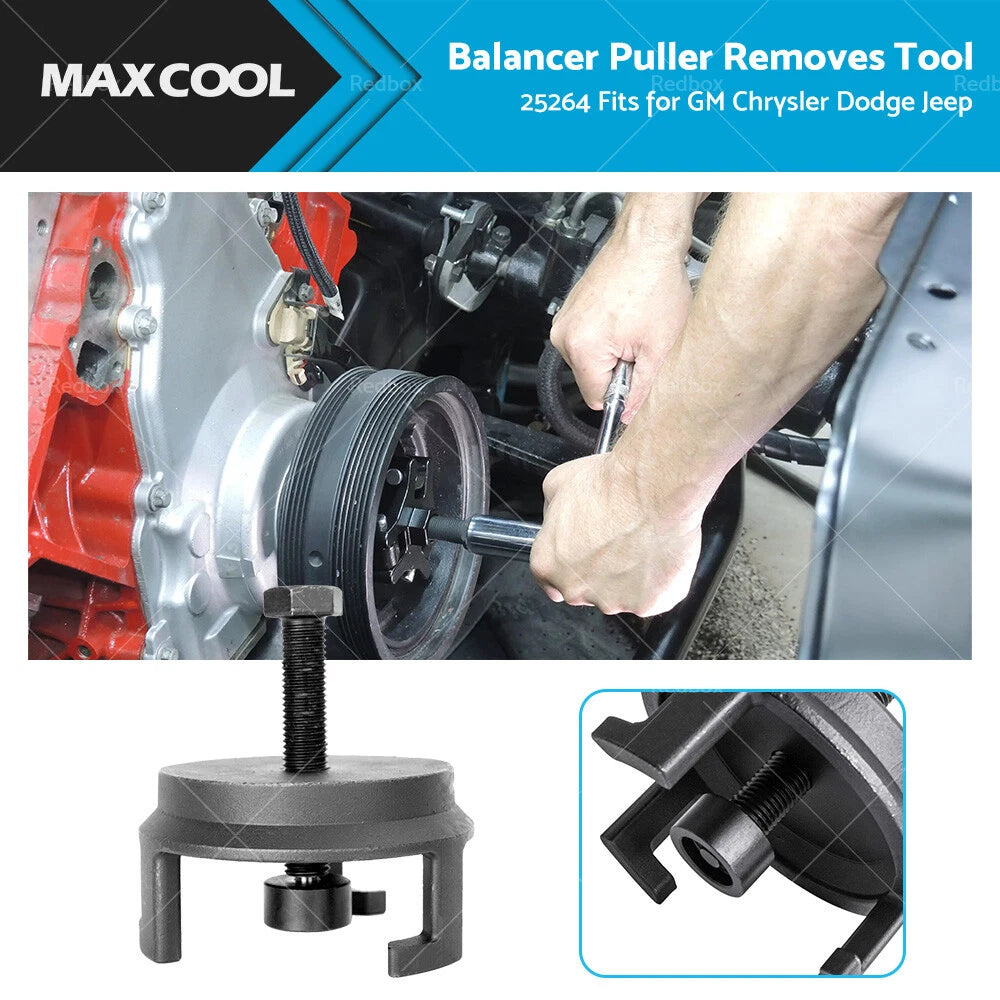 Harmonic Balancer Puller Tool for GM 25264 (Fits )