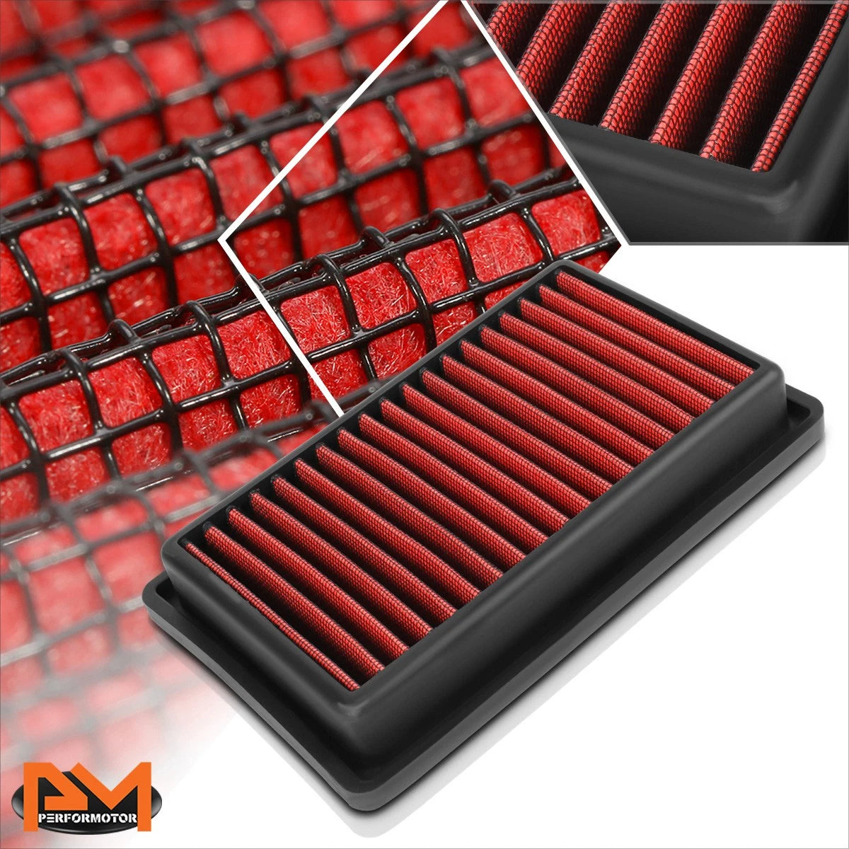 Reusable Multilayer High Flow Air Filter for Smart Fortwo (2016–2018)