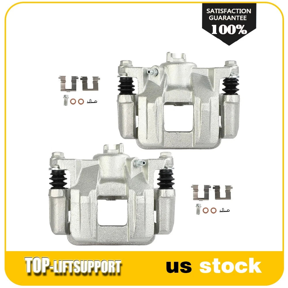 Set of 2 Rear Brake Calipers with Bracket for Honda Odyssey (2011–2017)