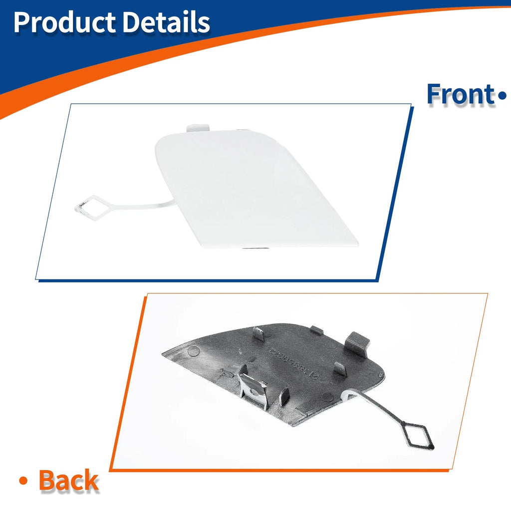 Tow Hook Cover for Mercedes-Benz E W213 (2017–2023) No.A2138850022 White