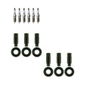Denso 6 Platinum TT Spark Plugs & NGK Ignition Coil Boots for Mazda Tribute (2001–2008)