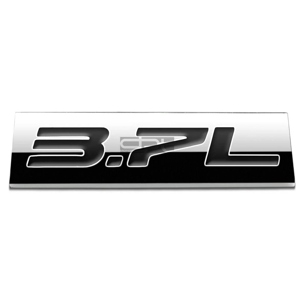 Polished Chrome Badge for 3.7L Engine