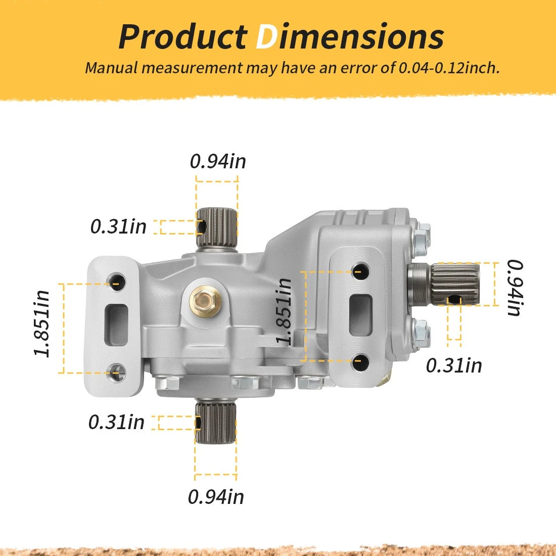 Front Differential 1341323 for Polaris Ranger Scrambler Sportsman (1995–2009)