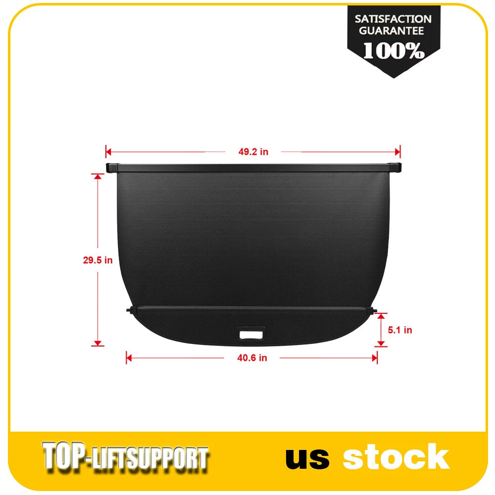 Carbon Fiber Rear Cargo Security Trunk Cover for Toyota Prius (2010–2015)