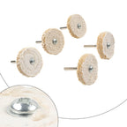 5 Pcs 2" Sisal Cloth Buffing Wheel for Polishing Stainless Steel