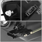 Left Side Headlight Lamp for Dodge Ram 1500 2500 3500 (2006) Black Housing