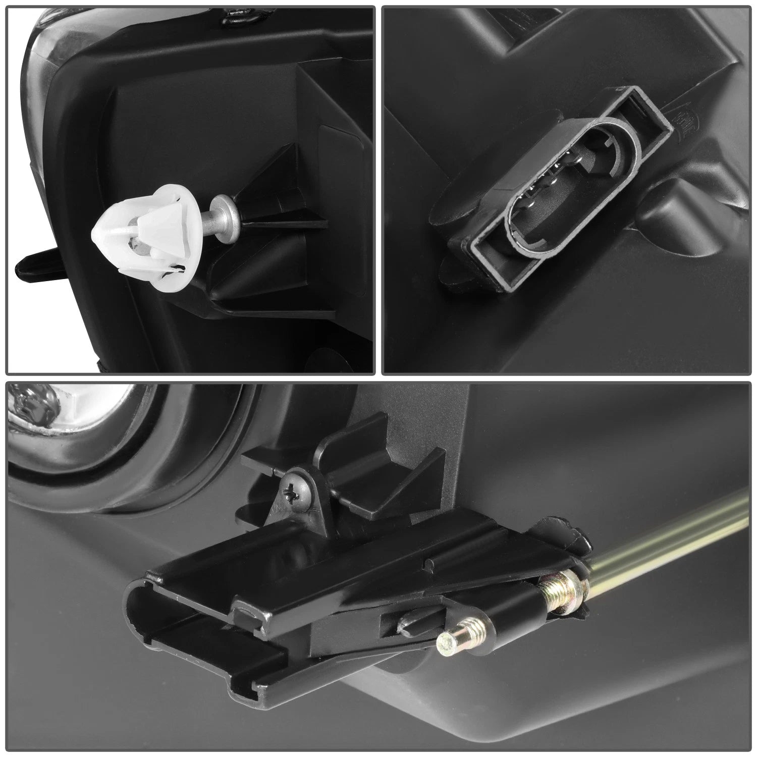 Left Side Headlight Lamp for Dodge Ram 1500 2500 3500 (2006) Black Housing