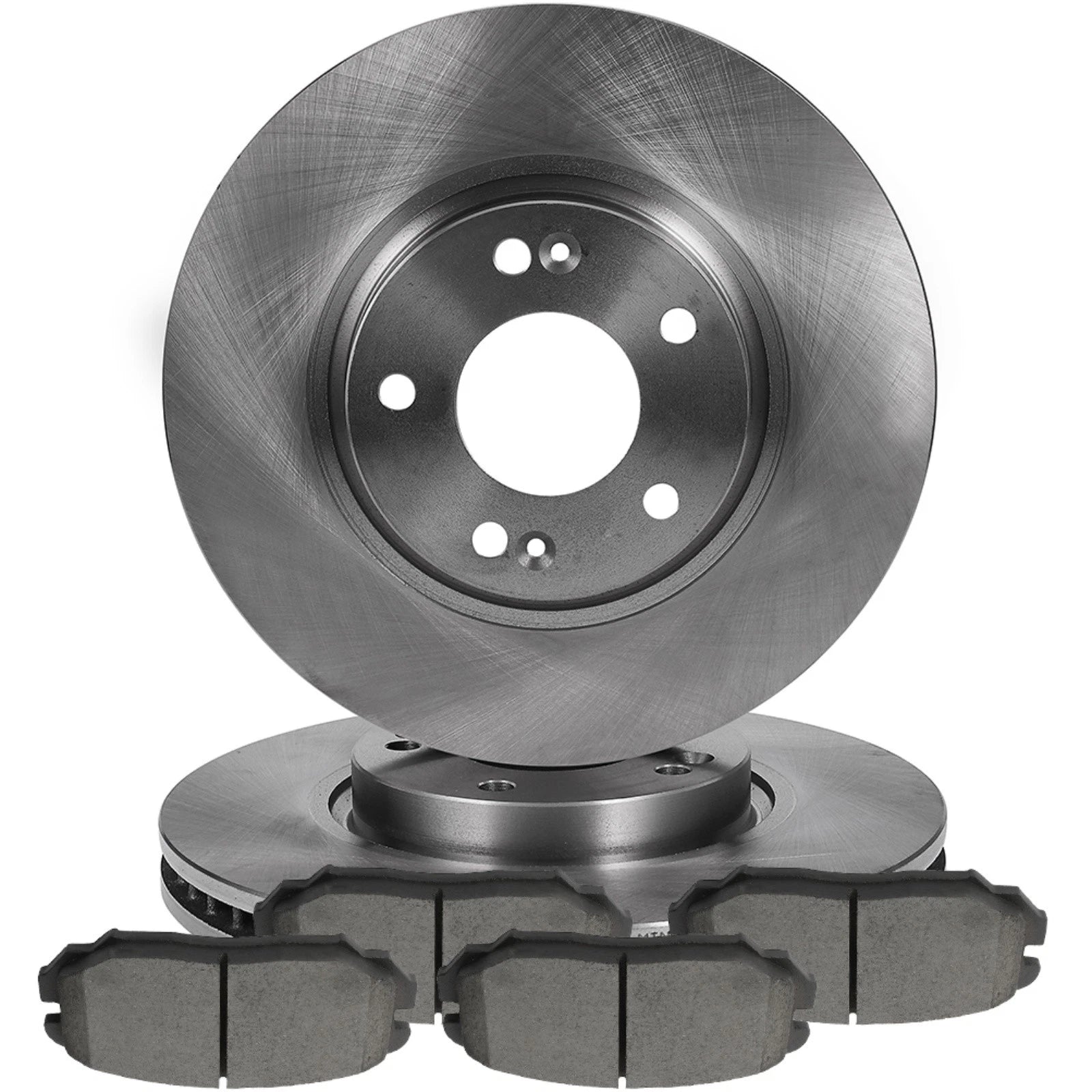 Front Brake Pads and Rotors Kit for Hyundai Sonata (2006–2008)