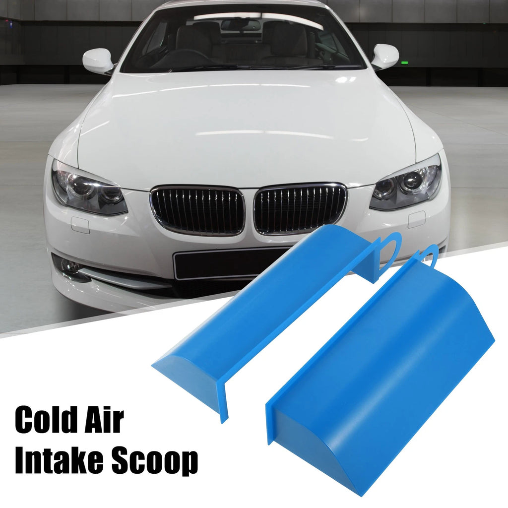2pcs Hood Dynamic Cold Air Intake Scoop for BMW E90/E91/E92 (2007–2013)