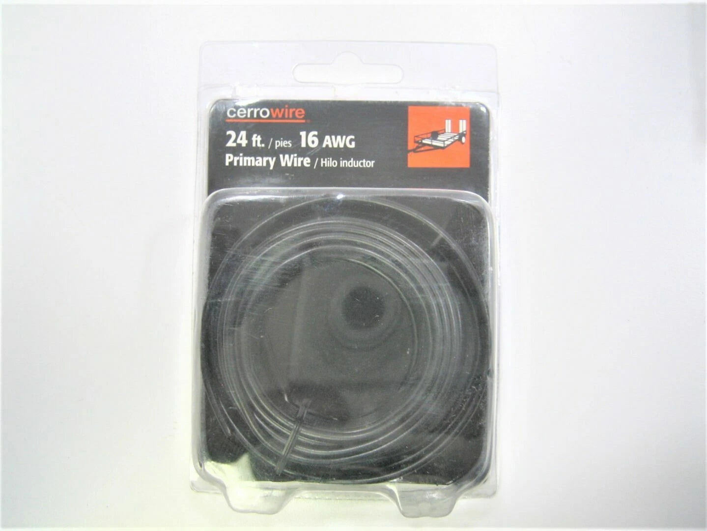 24ft 16 AWG Black Primary Wire for Marine Boat Trailer (Multi-Application)