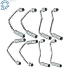 Set of 8 Fuel Injector Lines for Chevy GMC Duramax 2001–2004 6.6L LB7
