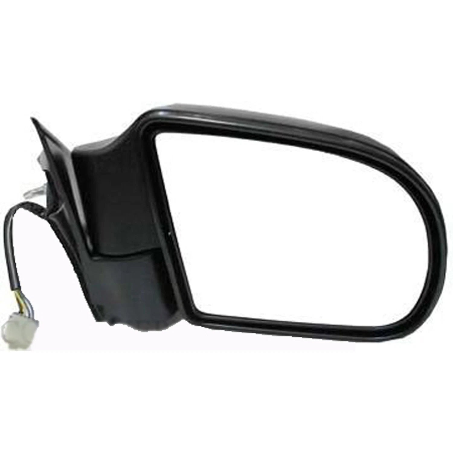 Replacement Black Textured Passenger Side Power Door Mirror w/o Dimmer
