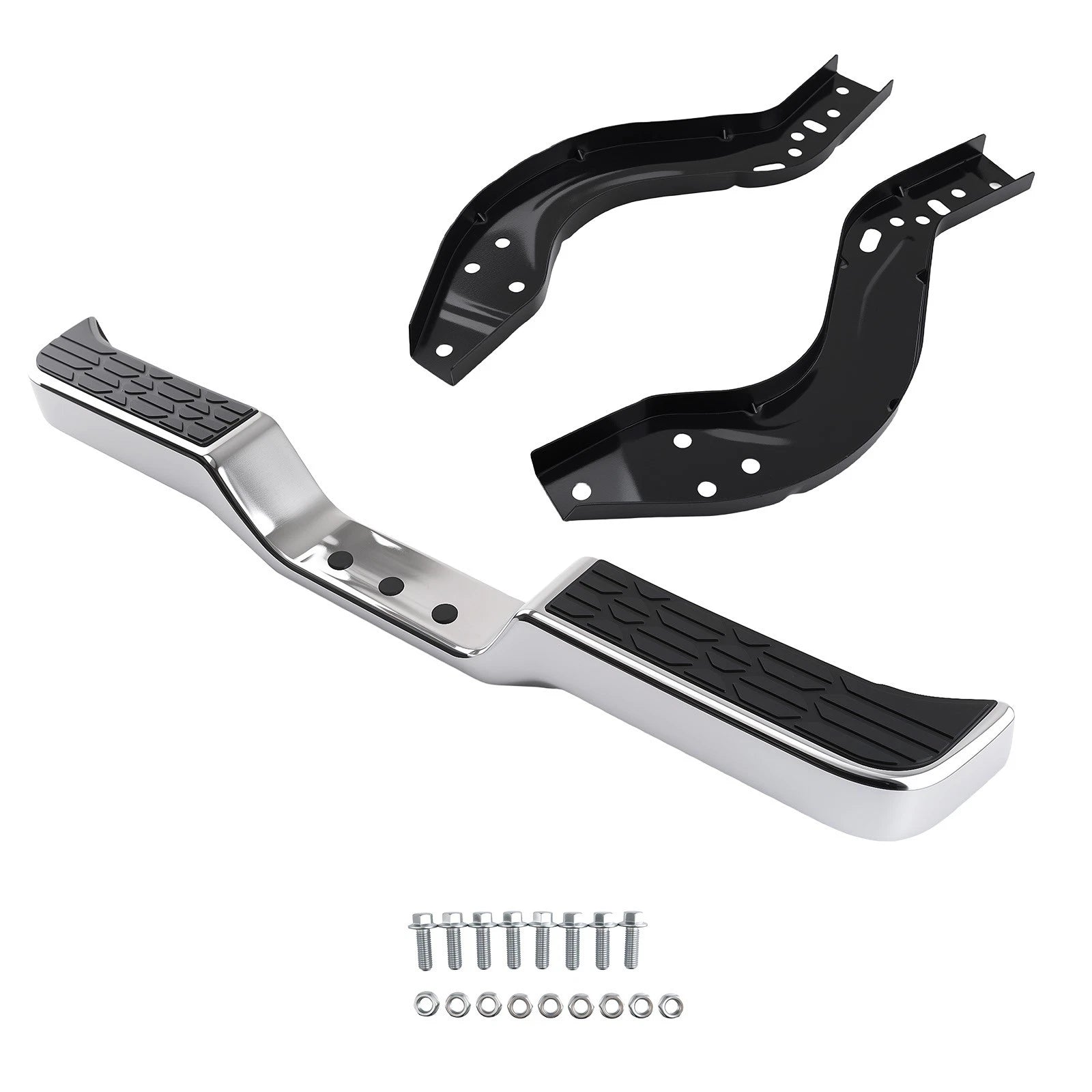 Chrome Rear Steel Bumper Kit for Toyota Pickup (1989–1995)