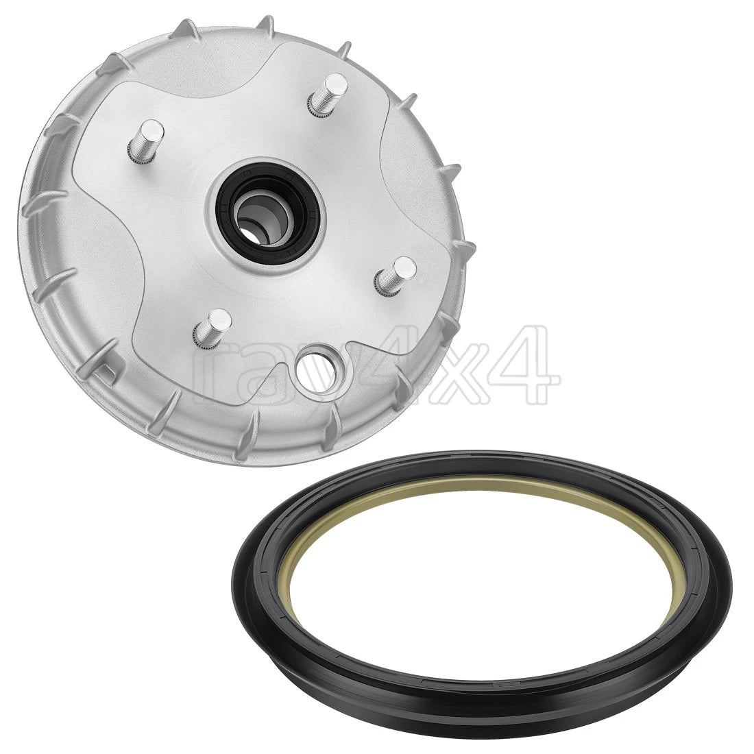 Front Brake Drum Hub & Dust Seal for Honda Rancher 350 TRX350TM (2000–2006)