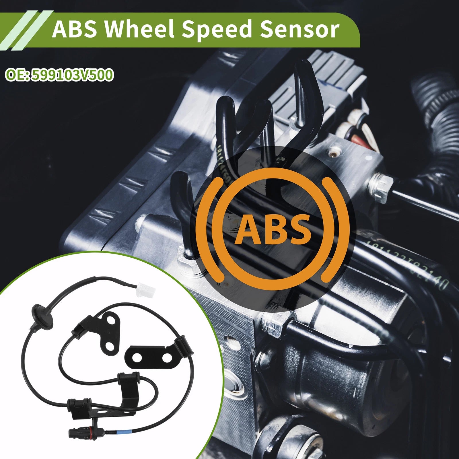 ABS Wheel Speed Sensor No. 599103V500 for Hyundai Azera (2015–2017)