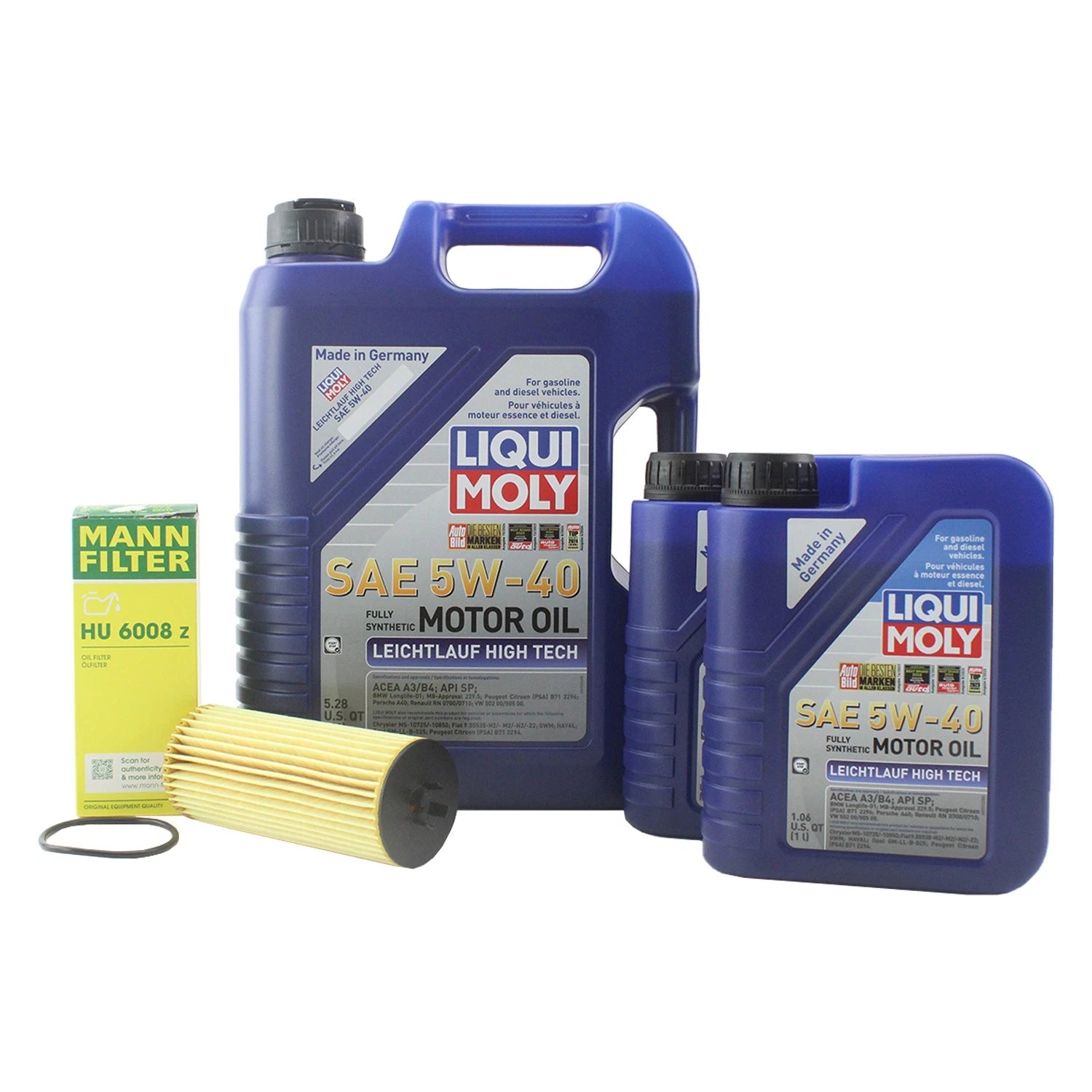 Oil Change Kit for Mercedes ML350 (2006–2011) - 7L Liqui Moly 5W-40
