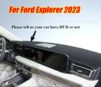 Black Leather Dashboard Cover for Ford Explorer (2011–2023)