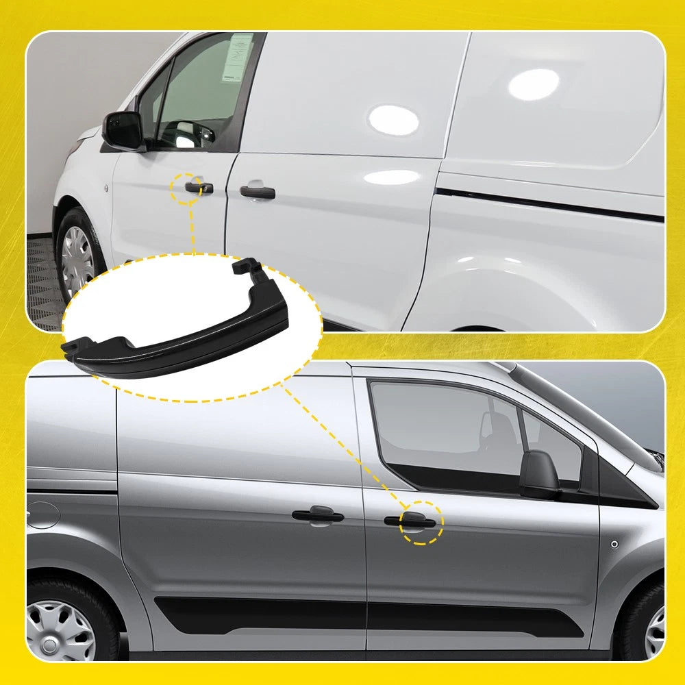 Exterior Door Handle Set for Ford Transit-150 250 350 350HD (2015–2020)