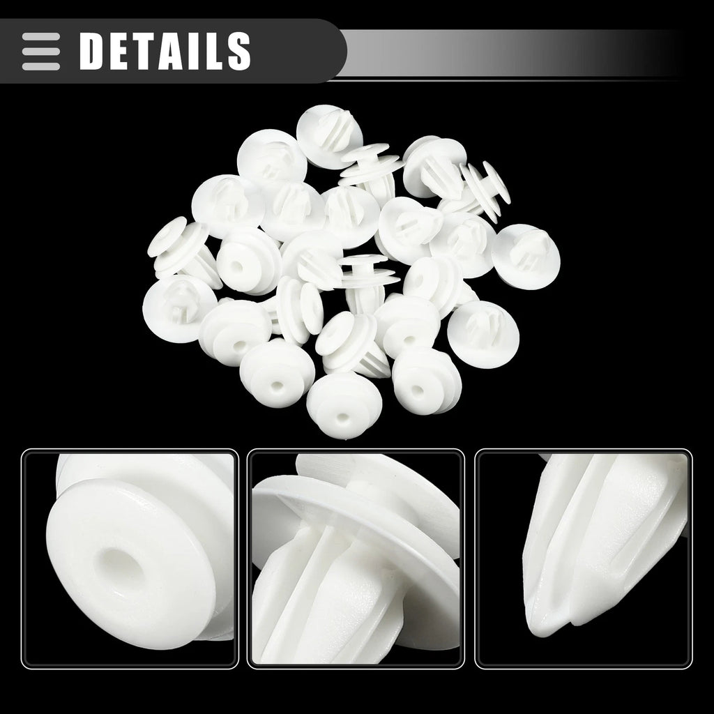 25 Pcs Door Trim Panel Push Clips for Nissan (No. 0155309791)