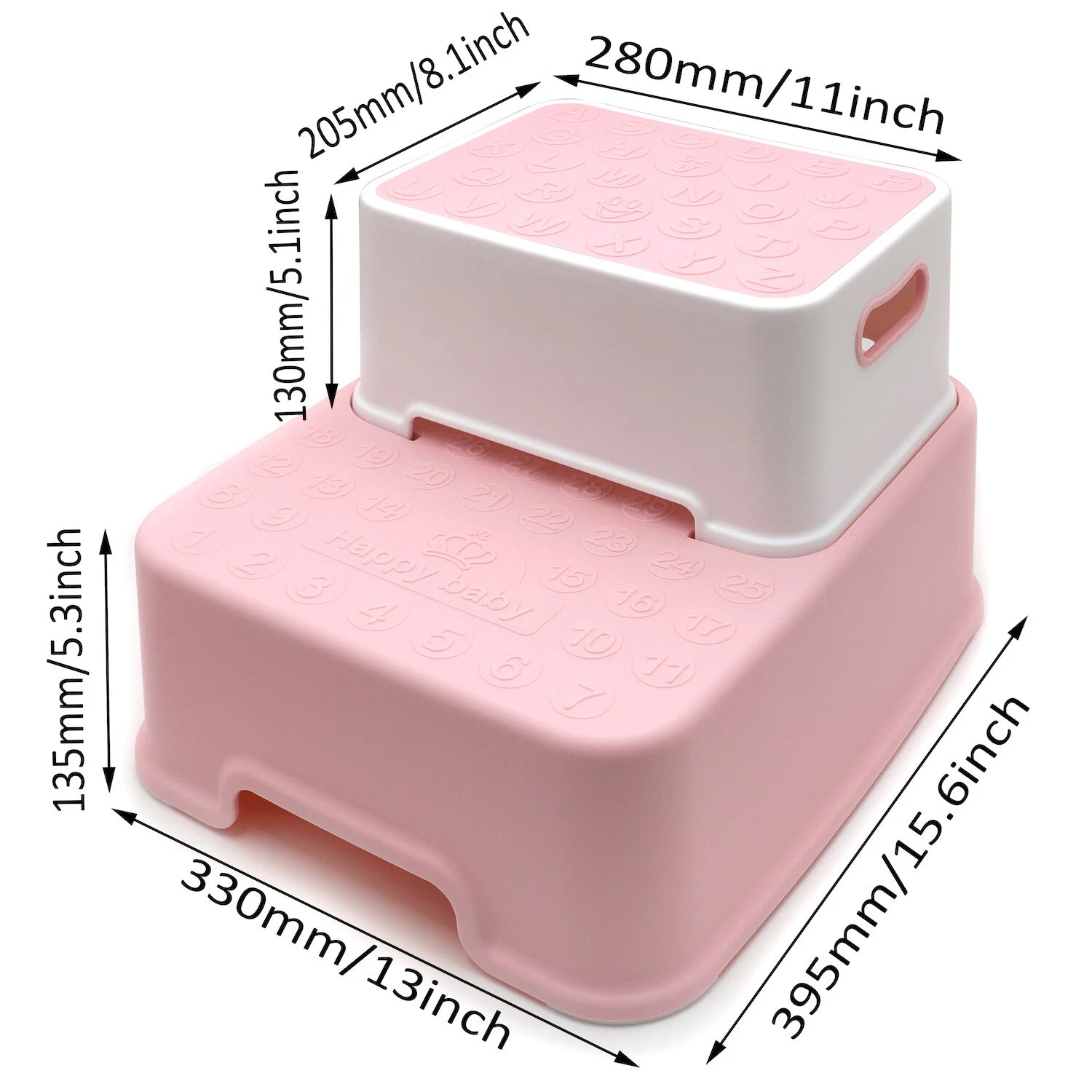 2X Anti-Slip Step Stool for Toddler Kids Bathroom Potty